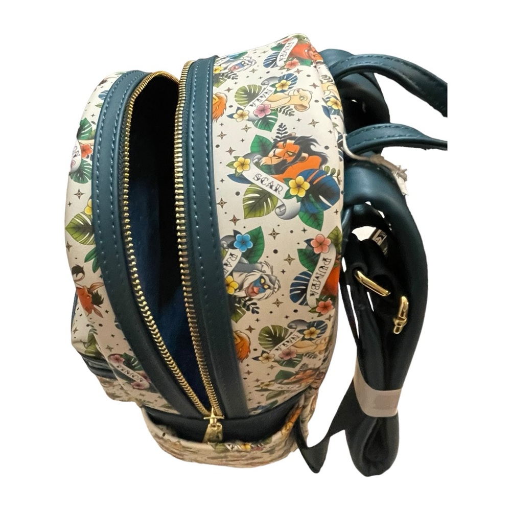 NEW Loungefly Exclusive Disney Lion King Tattoo Mini Backpack NEW WITH TAGS - Picture 14 of 16